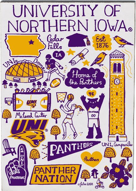 University of Northern Iowa Jumbo Magnet