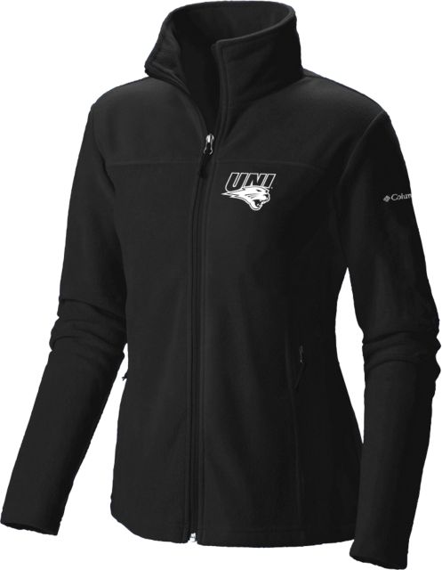Northern Iowa Columbia Womens Full Zip Fleece Jacket UNI Primary Athletics Mark - ONLINE ONLY