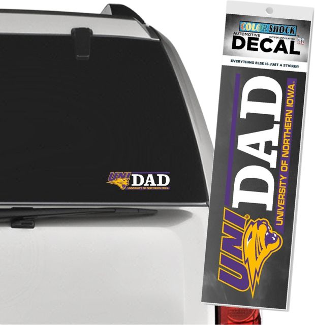 University of Northern Iowa Dad Decal
