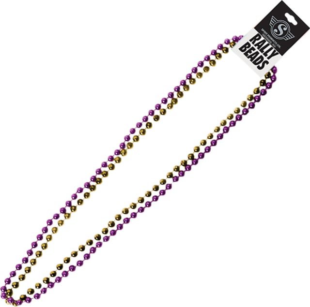 University of Northern Iowa 2 Pack Mardi Gras Beads